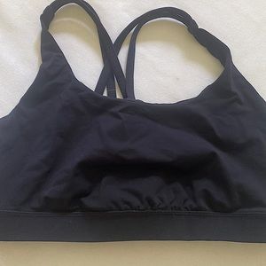 Lulosports bra. Size 10/12. Black.